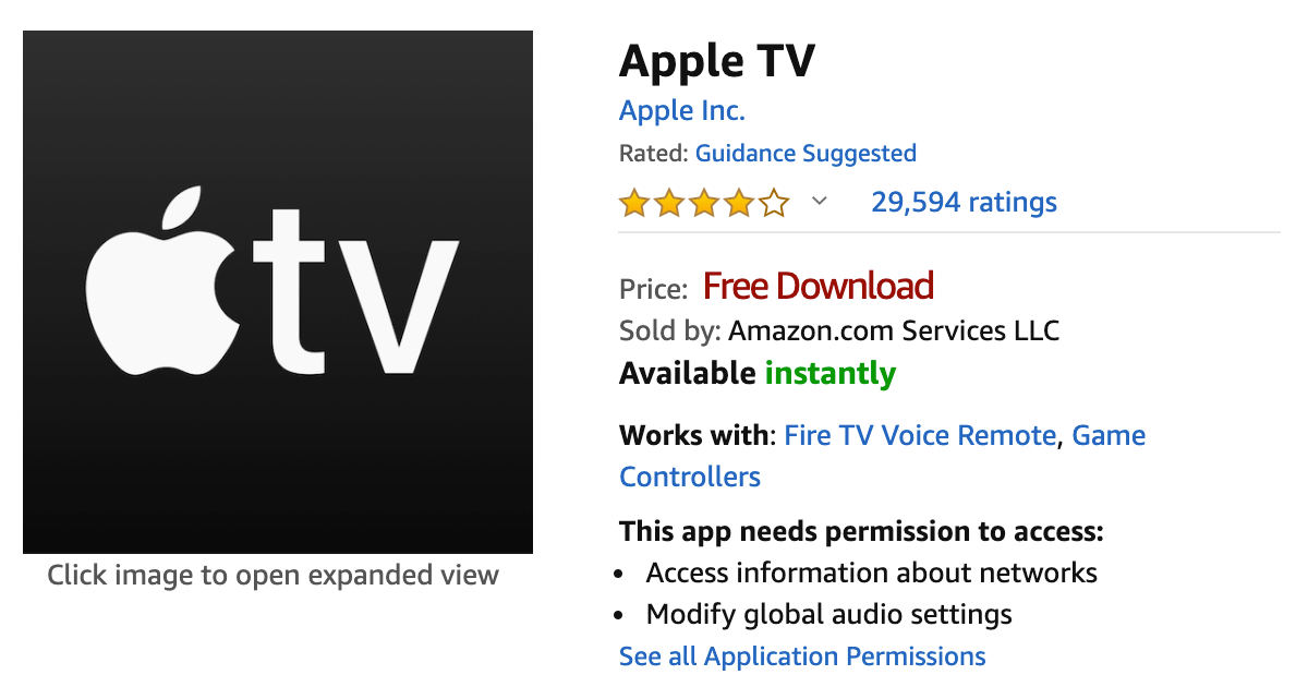Apps for apple tv